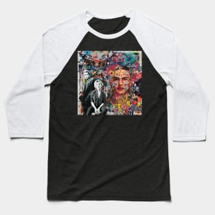 Frida Kahlo pop art Baseball T-Shirt